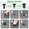 10L0L Golf Cart Floor Mat Push Rivets for Yamaha Models