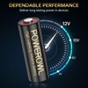 POWEROWL 23A 12 Volt Battery 12 Pack, Alkaline A23 12V