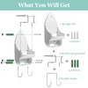 Wall Mount Iron Board Hanger and Ironing Board Storage Organizer