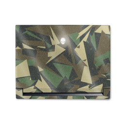 MightySkins Glossy Glitter Skin Compatible With Alienware M18 R1 (2023) Full Wrap Kit - Polygonal Camo | Protective, Durable High-Gloss Glitter Finish | Easy To Apply & Change Styles | Made in the USA