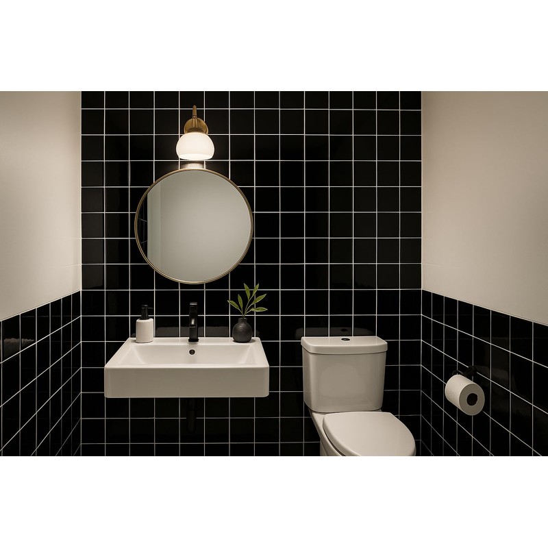 4 in Ceramic Tile Gloss 4 1/4" Box of 10