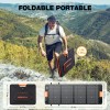 GRECELL Peak 600W Power Station Portable Solar Generator/ 120W Foldable
