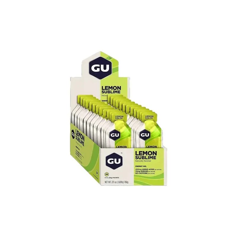 Gel Energético Gu 12 Piezas, Sabor Lemon Sublime