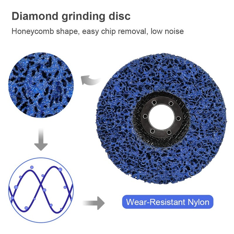 CSD Disc Sanding Disc, Diameter 125 mm Cleaning Disc Set,