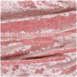 Crushed Velvet Curved Lash Bed Topper Cover – Shiny Massage Topper Cover Ultra-Soft for Lash Extensions & Spa Treatment Comfort