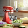 Stainless Steel Slicer Shredder Attachment for KitchenAid Stand Mixer,Includes Cheese