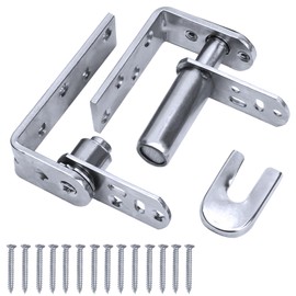 304 Stainless Steel Thick Cafe Door Gravity Hinges Swinging Door Hardware Saloon Door Hinges