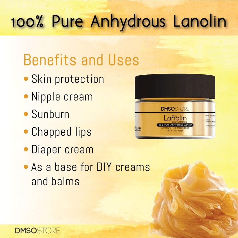 LANOLIN 4 lbs. USP Grade Anhydrous Ultra Refined 100% Pure