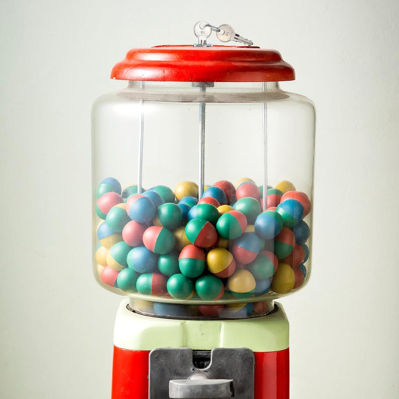 PRETYZOOM Gumball Vending Machine Lock and Key Set Vending Machine