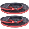 32FT/10M Universal Car Weather Stripping, Self Adhesive Automotive Door Rubber