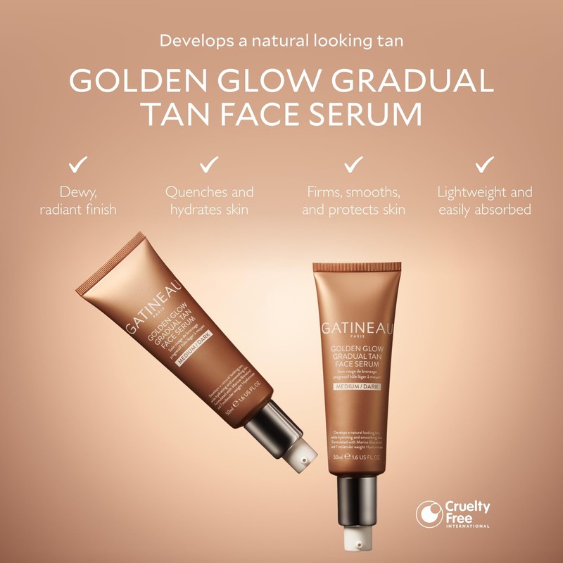 GATINEAU Golden Glow Gradual Tan 75ml & Face Serum 50ml