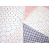Yokota Daruma Sashiko Cloth Dream Cloth White Layered Square Stitch