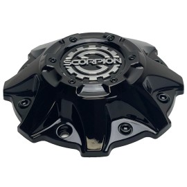 Scorpion Gloss Black Wheel Center Cap 289-CAP LG1807-22 SC30