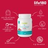 Life180, Colágeno Hidrolizado más Ácido Hialurónico en Polvo, Sabor Moras,
