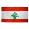 Lebanon 2ft x 3ft Nylon Flag - Outdoor