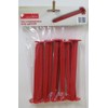 SwissPiranha SwissPiranha RT150 Tent Pegs (Set of 10), Red, M,