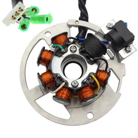 Area1 Replacement Alternator for Scooter 50cc China 2-Stroke Engine Compatible with Adly Baotian Benelli Benero Forstinger Kreidler Lifan Longija Malaguti Motobi Motowell Rex Znen KSR