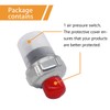 mankk White 70-100 PSI Air Pressure Switch,1/4"NPT Thread 24V 12V