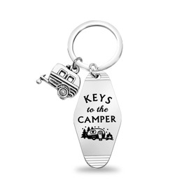 TGBJE Camper Gift RV Camping Gift Keys To The Camper Gift Happy Camper Gift For Camper Lover Traveling Gift (camper keys)