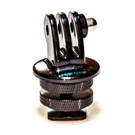 PROtastic Hot Shoe > 1/4" Male Screw & GoPro Compatible Mount Adapter : Mount accessories and action cameras on your DSLR!