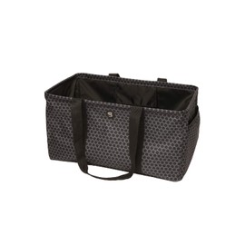 geckobrands Large All-Purpose Utility Tote Bag, Black Honeycomb