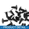 A ABSOPRO Plastic Rivets 5 mm Plastic Black (Set of