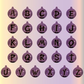 V Initial Christmas Ornaments - 10x12cm - Christmas Tree Spooky Decorations - Wood Hanging Wood Bauble for Haloween Decor H1