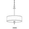Progress Lighting - Four Light Inverted Pendant - Hall &