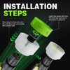 [8-in-1 Kit] Bi-Metal 3", 4-1/4", 6-1/4" Hole Saws + Drill