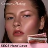 FOCALLURE 3 PCS Liquid Contour Stick,Moisturizing Highlighter,Blush and Bronzer,Silky Cream