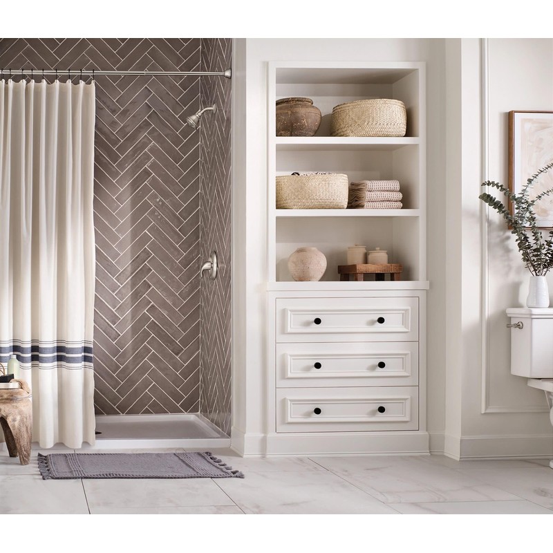 Moen Attune 8-Function Wall Mount Fixed Showerhead, Spot Resist Brushed