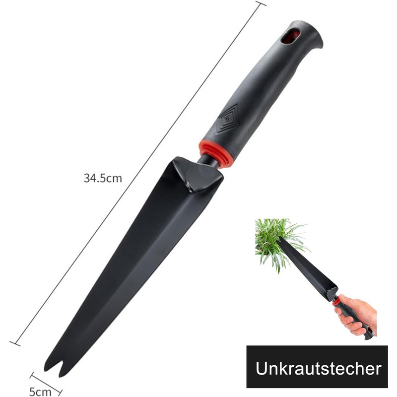 Weed Cutter, Garden Tools, 34.5 cm, Weed Cutter with Ergonomic