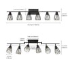 TuyuBEE 6-Light Plug in Track Lighting with Power Cord, Plug