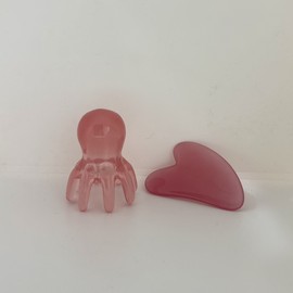 Octopus guasha➕Heart guasha 2 pieces in 1 set / 문어괄사➕하트괄사 2개 1set