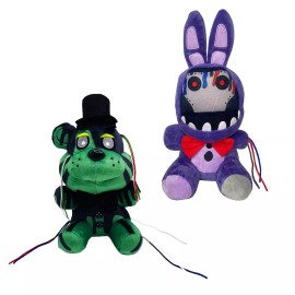 Unbranded Phantom Freddy Withered Bonnie - Five Nights at Freddy's FNAF Plush Toy Doll - Set 2 Phantom Freddy and Withered Bonnie