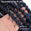 Bestlove Blue Pretwisted Passion Twist Crochet Hair 14 Inch 8