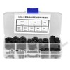 Akozon Nylon Nut 140 Pieces M2/M2.5/M3/M4/M5/M6/M8/M10 Thread Nylon Plastic Hex