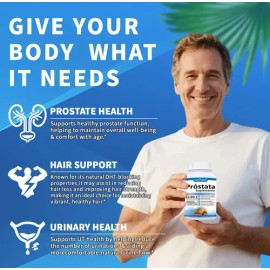 Gwynne 13en1 Nutricional Prostate Health 2000mg 90 Cápsulas Para Mejorar El Rendimiento Masculino,favorecer La Calidad De Vida Y Aumentar La Satisfacc