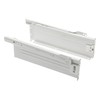 Metabox Metal Drawers Sides/Runners Rollers Set White H-54mm L-350mm