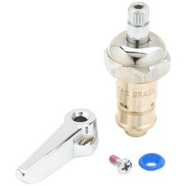 T&S Brass 012445-25 Ceramic Cartridge with Bonnet and Lever Handle, Cold, Left Hand