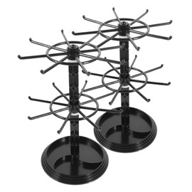 iplusmile 2pcs Rotating Earring Display Stand Jewelry Holder Rack for Earrings Bracelets Sturdy Lightweight Jewelry Organizer for Home Store Display