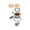 Arlington FLBC4580 Recessed Power and Data Round Floor Box for