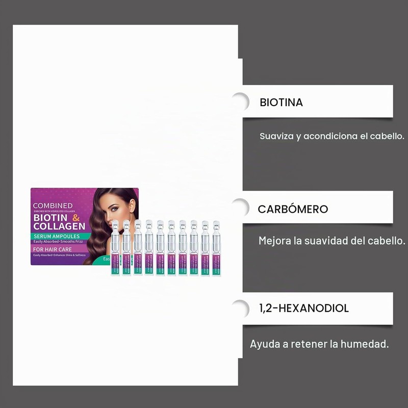 Ampollas Capilares Hidratantes- Formato Práctico 10 Piezas