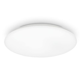 Kwazar Luminaire LED Ceiling Light Flat Round Ceiling Light 12 W 4000 K 1020 LM IP44 Waterproof Bathroom Lamp Kitchen Lamp Neutral White for Kitchen Bathroom Bedroom Hallway Cellar 23 cm Mary White