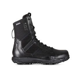 5.11 Tactical Men's A/T Waterproof Boots, 8", Full Side Zipper, All Terrain, Black, 10 Regular, Style 12444ABR