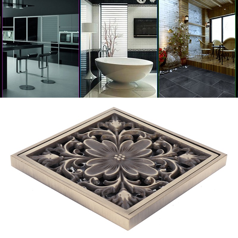 Bathroom Floor Drain Kit Antique Shower Drain Accessory for Home