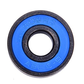 BLAZINGSTAR 10pcs 608 2RS 8x22x7mm Red Skateboards Wheels ABEC-9 Miniature Shafts Tool Skate Scooter Steel Bearings High Performance Roller (8x22x7mm, Blue, 10)