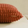 Fancy Homi 2 Packs Burnt Orange Lumbar Decorative Throw Pillow
