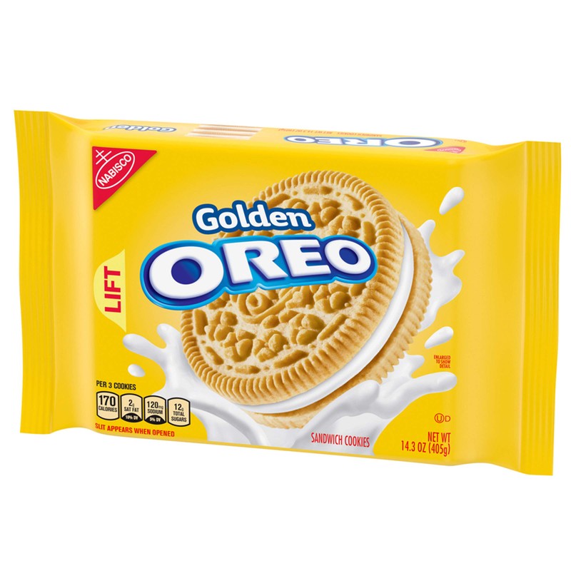 OREO Golden Sandwich Cookies, 14.3 oz