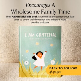 Intelligent Change x Mimi Ikonn - I Am Grateful, Illustrated Children’s Book for Positivity and Mindfulness, Gratitude Book for Kids and Parents, Kids Mindfulness Books, Ideal for Kids of All Ages